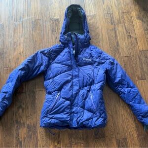 Columbia down filled Blue Hooded Jacket by Columbia size medium